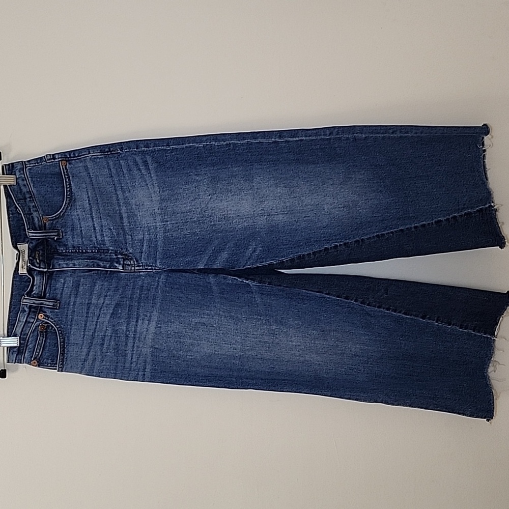 Madewell Jeans Wide-Leg Crop Gusset Edition Size 27 - Picture 6 of 16